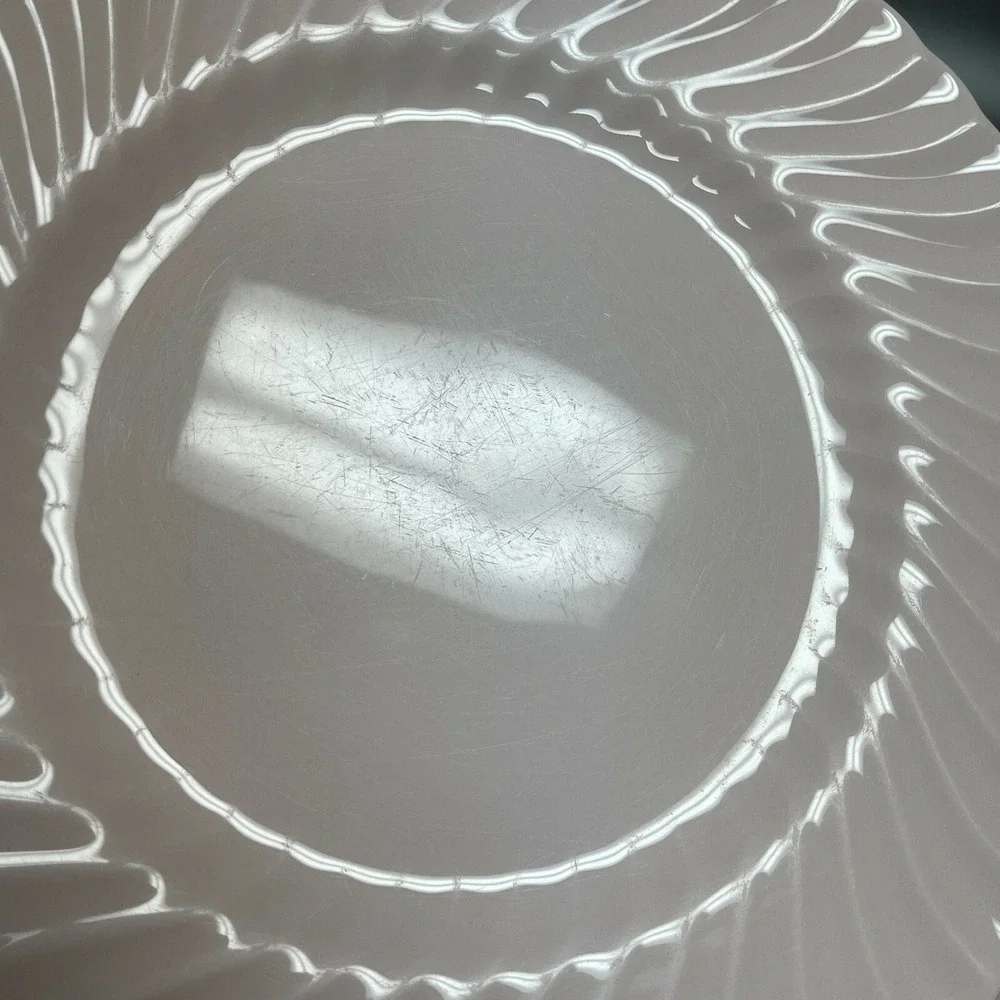 Minton Dinner Plates‎ Swirl Edge Pink 10 3/4